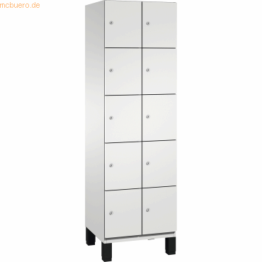 4059369446499 - Fächerschrank 2x5 Fächer Abt b 300 mm Selbstbelüftungskonzept BxTxH 600x525x1980 mm ral 7035 4059369446499 - Fächerschrank 2x5 Fächer Abt b 300 mm Selbstbelüftungskonzept BxTxH 600x525x1980 mm ral 7035