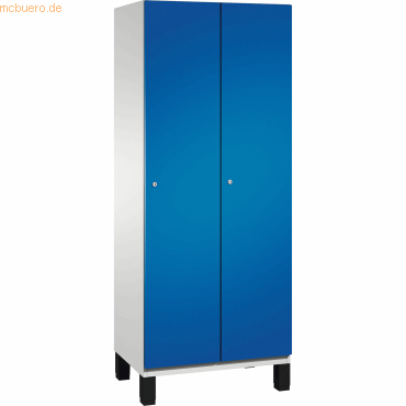 4059369447045 - Fächerschrank 1x2 Fächer Abt b 400 mm Selbstbelüftungskonzept BxTxH 800x525x1980 mm ral 7035 5010 4059369447045 - Fächerschrank 1x2 Fächer Abt b 400 mm Selbstbelüftungskonzept BxTxH 800x525x1980 mm ral 7035 5010