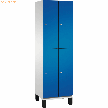4059369447533 - CP Doppelstockspind 4510120S10013 Füße 4 Fächer B600mm lichtgrau enzia 4059369447533 - CP Doppelstockspind 4510120S10013 Füße 4 Fächer B600mm lichtgrau enzia