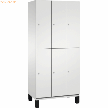 4059369447595 - Fächerschrank 3x2 Fächer Abt b 300 mm Selbstbelüftungskonzept BxTxH 900x525x1980 mm ral 7035 4059369447595 - Fächerschrank 3x2 Fächer Abt b 300 mm Selbstbelüftungskonzept BxTxH 900x525x1980 mm ral 7035