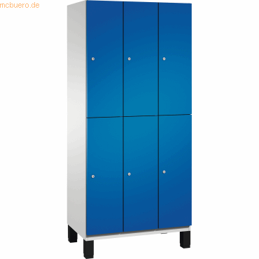 4059369447625 - Fächerschrank 3x2 Fächer Abt b 300 mm Selbstbelüftungskonzept BxTxH 900x525x1980 mm ral 7035 5010 4059369447625 - Fächerschrank 3x2 Fächer Abt b 300 mm Selbstbelüftungskonzept BxTxH 900x525x1980 mm ral 7035 5010