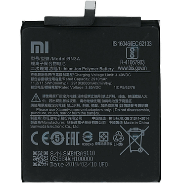 4059612538056 - Akku für Redmi M1903C3GH Li-Ion 385 Volt 2910 mAh Schwa 4059612538056 - Akku für Redmi M1903C3GH Li-Ion 385 Volt 2910 mAh Schwa