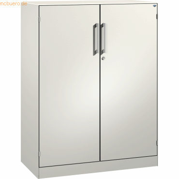 4060061145979 - Flügeltürenschrank ASISTO C 3000 3 Ordnerhöhen B 1000 mm weiß weiß 4060061145979 - Flügeltürenschrank ASISTO C 3000 3 Ordnerhöhen B 1000 mm weiß weiß