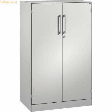 4060061251328 - Flügeltürenschrank ASISTO Höhe 1292 mm Breite 800 mm 2 Fachböden lichtgrau lichtgrau C+P 4060061251328 - Flügeltürenschrank ASISTO Höhe 1292 mm Breite 800 mm 2 Fachböden lichtgrau lichtgrau C+P