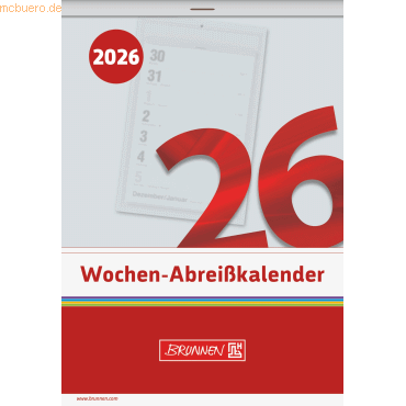 4061947146387 - Wochenabreißkalender 105x146cm 2026 4061947146387 - Wochenabreißkalender 105x146cm 2026