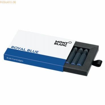 4062037052205 - MONTBLANC Tintenpatronen für Füller MONTBLANC Patrone blau 8 St königsblau 4062037052205 - MONTBLANC Tintenpatronen für Füller MONTBLANC Patrone blau 8 St königsblau