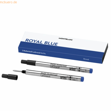 4062037052519 - Tintenrollermine LeGrand - B royal blue 4062037052519 MONT BLANC 2 Stück 4062037052519 - Tintenrollermine LeGrand - B royal blue 4062037052519 MONT BLANC 2 Stück