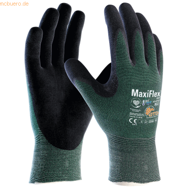 4062899100540 - Arbeitshandschuhe MaxiFlex CutTAD-APT Nitril-Mikroschaum grün schwarz Größe 8 M 4062899100540 ATG 4062899100540 - Arbeitshandschuhe MaxiFlex CutTAD-APT Nitril-Mikroschaum grün schwarz Größe 8 M 4062899100540 ATG