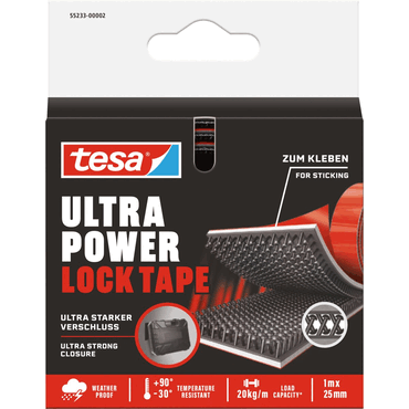 4063565403934 - Ultra Power Lock Tape - selbstklebendes Klettband mit extrem starkem Klettverschluss - wetterfest uv- und temperaturbeständig - Klebeband für innen 4063565403934 - Ultra Power Lock Tape - selbstklebendes Klettband mit extrem starkem Klettverschluss - wetterfest uv- und temperaturbeständig - Klebeband für innen