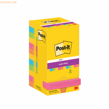 4064035065607 - Haftnotizen 654-12SS-CARN Super Sticky Notes Carnival Collection ultragelb paradiseblau limonengrün powerpink vitalorange 4064 12 Stück 4064035065607 - Haftnotizen 654-12SS-CARN Super Sticky Notes Carnival Collection ultragelb paradiseblau limonengrün powerpink vitalorange 4064 12 Stück