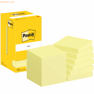 4064035065676 - Haftnotizen Post-it 654 CY 12 Blöcke 100 Blatt je Block 76 x 76 mm PEFC-zertifiziert gelb 4064035065676 - Haftnotizen Post-it 654 CY 12 Blöcke 100 Blatt je Block 76 x 76 mm PEFC-zertifiziert gelb
