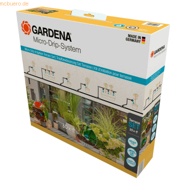 4066407002982 - GARDENA Tropfer Micro-Drip-System Tropfbewässerung Set Terrasse 30 Pflanzen