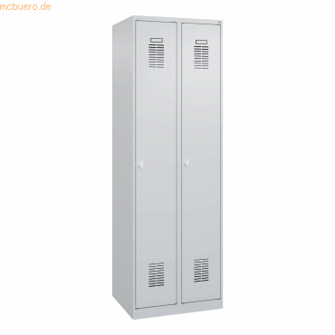 4066681374751 - CP Spinde Classic Plus lichtgrau 088055-20 S10002 2 Schließfächer 600 x 500 x 1850 cm 4066681374751 - CP Spinde Classic Plus lichtgrau 088055-20 S10002 2 Schließfächer 600 x 500 x 1850 cm