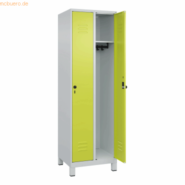 4066681611054 - C+P Spind Classic PLUS 2Abteile 1950x600x500mm lgrcgn 4066681611054 C + P Möbelsysteme 4066681611054 - C+P Spind Classic PLUS 2Abteile 1950x600x500mm lgrcgn 4066681611054 C + P Möbelsysteme