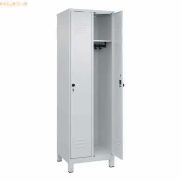 4066681611191 - C+P Spind Classic PLUS 2Abteile 1950x600x500mm lgrlgr 4066681611191 C + P Möbelsysteme 4066681611191 - C+P Spind Classic PLUS 2Abteile 1950x600x500mm lgrlgr 4066681611191 C + P Möbelsysteme
