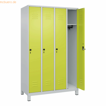 4066681614055 - C+P Spind Classic PLUS 4Abteile 1950x1200x500mm lgrcgn 4066681614055 C + P Möbelsysteme 4066681614055 - C+P Spind Classic PLUS 4Abteile 1950x1200x500mm lgrcgn 4066681614055 C + P Möbelsysteme