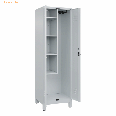 4066681617643 - Putzmittelschrank Classic Plus 080110-00-S10009 lichtgrau 600 x 500 x 1950 cm aufgebaut 4066681617643 C+P-Möbel 4066681617643 - Putzmittelschrank Classic Plus 080110-00-S10009 lichtgrau 600 x 500 x 1950 cm aufgebaut 4066681617643 C+P-Möbel