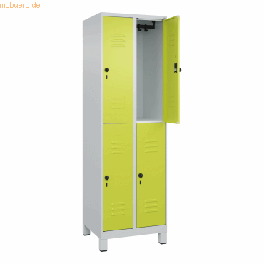 4066681620049 - C+P Spind Classic PLUS doppelt 2Abteile 1950x600x500mm lgrcgn 4066681620049 C + P Möbelsysteme 4066681620049 - C+P Spind Classic PLUS doppelt 2Abteile 1950x600x500mm lgrcgn 4066681620049 C + P Möbelsysteme