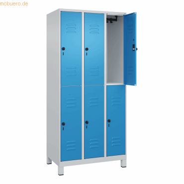 4066681621787 - C+P Spind Classic PLUS doppelt 3Abteile 1950x900x500mm lgrlbl 4066681621787 C + P Möbelsysteme 4066681621787 - C+P Spind Classic PLUS doppelt 3Abteile 1950x900x500mm lgrlbl 4066681621787 C + P Möbelsysteme
