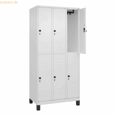 4066681621886 - C+P Spind Classic PLUS doppelt 3Abteile 1950x900x500mm wsws 4066681621886 C + P Möbelsysteme 4066681621886 - C+P Spind Classic PLUS doppelt 3Abteile 1950x900x500mm wsws 4066681621886 C + P Möbelsysteme