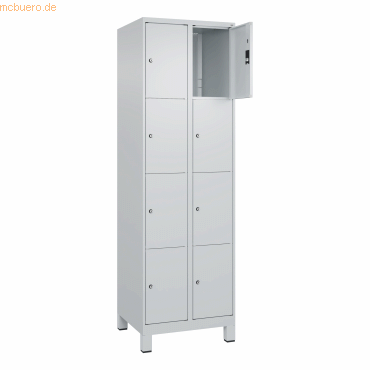 4066681680395 - C+P Schließfachschrank Classic PLUS 2x4Fächer 1950x600x500mm lgrlgr 4066681680395 C + P Möbelsysteme 4066681680395 - C+P Schließfachschrank Classic PLUS 2x4Fächer 1950x600x500mm lgrlgr 4066681680395 C + P Möbelsysteme
