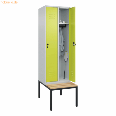 4066681743748 - C+P Spind Classic PLUS 2Abteile 2120x600x815mm lgrcgn 4066681743748 C + P Möbelsysteme 4066681743748 - C+P Spind Classic PLUS 2Abteile 2120x600x815mm lgrcgn 4066681743748 C + P Möbelsysteme