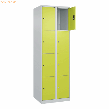 4067521350539 - C+P Schließfachschrank Classic PLUS 2x4Fächer 1850x600x500mm lgrcgn 4067521350539 C + P Möbelsysteme 4067521350539 - C+P Schließfachschrank Classic PLUS 2x4Fächer 1850x600x500mm lgrcgn 4067521350539 C + P Möbelsysteme