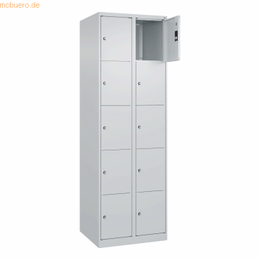 4067521350652 - CP Schließfachschrank Classic Plus lichtgrau 080000-205 S10008 10 Schließfächer 600 x 500 x 1850 cm 4067521350652 - CP Schließfachschrank Classic Plus lichtgrau 080000-205 S10008 10 Schließfächer 600 x 500 x 1850 cm