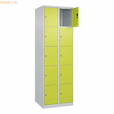 4067521350669 - C+P Schließfachschrank Classic PLUS 2x5Fächer 1850x600x500mm lgrcgn 4067521350669 C + P Möbelsysteme 4067521350669 - C+P Schließfachschrank Classic PLUS 2x5Fächer 1850x600x500mm lgrcgn 4067521350669 C + P Möbelsysteme