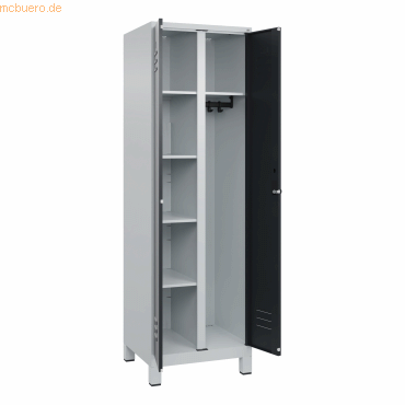 4068192108030 - C+P Garderobenschrank Classic PLUS 2Abteile 1950x600x500mm lgrsgr 4068192108030 C + P Möbelsysteme 4068192108030 - C+P Garderobenschrank Classic PLUS 2Abteile 1950x600x500mm lgrsgr 4068192108030 C + P Möbelsysteme