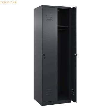 4068192108061 - C+P Spind Classic PLUS 2Abteile 1850x600x500mm sgrsgr 4068192108061 C + P Möbelsysteme 4068192108061 - C+P Spind Classic PLUS 2Abteile 1850x600x500mm sgrsgr 4068192108061 C + P Möbelsysteme