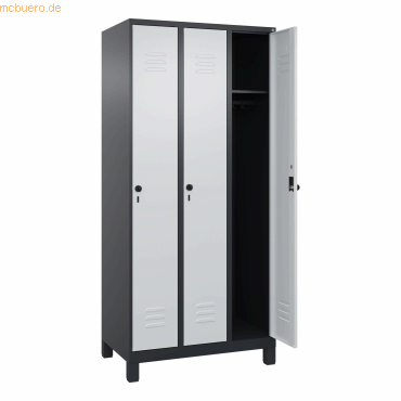 4068192108146 - C+P Spind Classic PLUS 3Abteile 1950x900x500mm sgrlgr 4068192108146 C + P Möbelsysteme 4068192108146 - C+P Spind Classic PLUS 3Abteile 1950x900x500mm sgrlgr 4068192108146 C + P Möbelsysteme