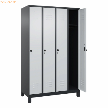 4068192108160 - C+P Spind Classic PLUS 4Abteile 1950x1200x500mm sgrlgr 4068192108160 C + P Möbelsysteme 4068192108160 - C+P Spind Classic PLUS 4Abteile 1950x1200x500mm sgrlgr 4068192108160 C + P Möbelsysteme