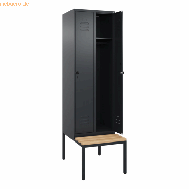 4068192108191 - C+P Spind Classic PLUS 2Abteile 2120x600x815mm sgrsgr 4068192108191 C + P Möbelsysteme 4068192108191 - C+P Spind Classic PLUS 2Abteile 2120x600x815mm sgrsgr 4068192108191 C + P Möbelsysteme