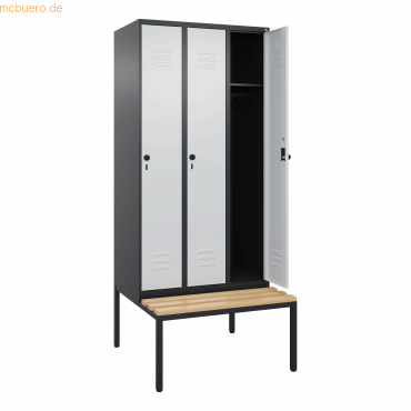 4068192108207 - C+P Spind Classic PLUS 3Abteile 2120x900x815mm sgrlgr 4068192108207 C + P Möbelsysteme 4068192108207 - C+P Spind Classic PLUS 3Abteile 2120x900x815mm sgrlgr 4068192108207 C + P Möbelsysteme