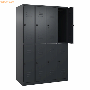 4068192108290 - C+P Spind Classic PLUS doppelt 4Abteile 1850x1200x500mm sgrsgr 4068192108290 C + P Möbelsysteme 4068192108290 - C+P Spind Classic PLUS doppelt 4Abteile 1850x1200x500mm sgrsgr 4068192108290 C + P Möbelsysteme