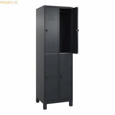 4068192108313 - C+P Spind Classic PLUS doppelt 2Abteile 1950x600x500mm sgrsgr 4068192108313 C + P Möbelsysteme 4068192108313 - C+P Spind Classic PLUS doppelt 2Abteile 1950x600x500mm sgrsgr 4068192108313 C + P Möbelsysteme
