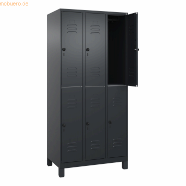 4068192108337 - C+P Spind Classic PLUS doppelt 3Abteile 1950x900x500mm sgrsgr 4068192108337 C + P Möbelsysteme 4068192108337 - C+P Spind Classic PLUS doppelt 3Abteile 1950x900x500mm sgrsgr 4068192108337 C + P Möbelsysteme