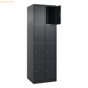 4068192108382 - C+P Schließfachschrank Classic PLUS 2x4Fächer 1850x600x500mm sgrsgr 4068192108382 C + P Möbelsysteme 4068192108382 - C+P Schließfachschrank Classic PLUS 2x4Fächer 1850x600x500mm sgrsgr 4068192108382 C + P Möbelsysteme
