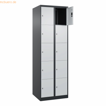 4068192108399 - C+P Schließfachschrank Classic PLUS 2x5Fächer 1850x600x500mm sgrlgr 4068192108399 C + P Möbelsysteme 4068192108399 - C+P Schließfachschrank Classic PLUS 2x5Fächer 1850x600x500mm sgrlgr 4068192108399 C + P Möbelsysteme