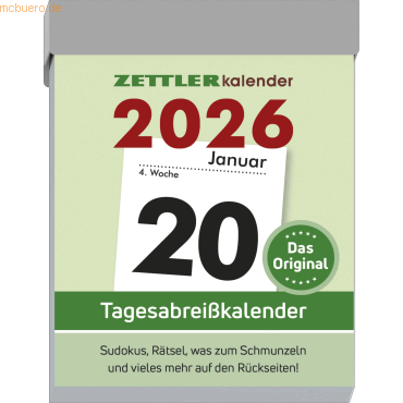 4069095000551 - Tagesabreißkalender 302 M 54x72cm 2026