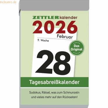 4069095000568 - Tagesabreißkalender 304-0000 1 Seite 1 Tag 65x10cm 2025 4069095000568 Zettler 4069095000568 - Tagesabreißkalender 304-0000 1 Seite 1 Tag 65x10cm 2025 4069095000568 Zettler
