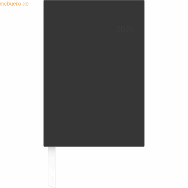 4069095001091 - Buchkalender 766-0020 schwarz 1 Woche 2 Seiten 146x21cm (BxH) 2026 4069095001091 Zettler 4069095001091 - Buchkalender 766-0020 schwarz 1 Woche 2 Seiten 146x21cm (BxH) 2026 4069095001091 Zettler