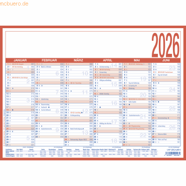 4069095001480 - Tafelkalender 908-1315 6 Monate 1 Seite 29x21cm (BxH) (A4 quer) 2025 4069095001480 Zettler 4069095001480 - Tafelkalender 908-1315 6 Monate 1 Seite 29x21cm (BxH) (A4 quer) 2025 4069095001480 Zettler