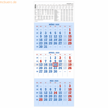 4069095001602 - Wandkalender 952-0000 297x78cm (BxH) 2026 4069095001602 Zettler 4069095001602 - Wandkalender 952-0000 297x78cm (BxH) 2026 4069095001602 Zettler