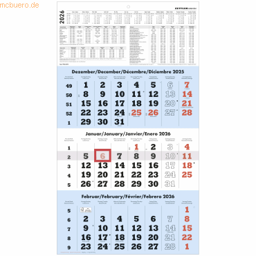 4069095001671 - Dreimonatskalender 958-0015 3 Monate 1 Seite 297x565cm 2025 4069095001671 Zettler 4069095001671 - Dreimonatskalender 958-0015 3 Monate 1 Seite 297x565cm 2025 4069095001671 Zettler