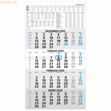 4069095001695 - Wandkalender 959-0015 33x588cm (BxH) 2026 4069095001695 Zettler 4069095001695 - Wandkalender 959-0015 33x588cm (BxH) 2026 4069095001695 Zettler