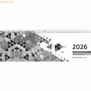 4069095005655 - Tischquerkalender 116 296x99cm 1 Woche 2 Seiten schwarz 2026 4069095005655 - Tischquerkalender 116 296x99cm 1 Woche 2 Seiten schwarz 2026
