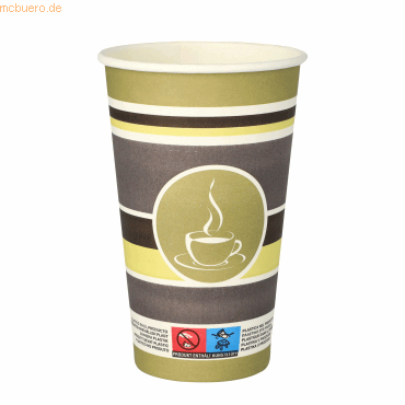 4250065901309 - Trinkbecher To Go Einweg 04 l Ø 90 x H 139 mm FSC®-zertifiziert Pappe olivgrün 50 Stück 4250065901309 - Trinkbecher To Go Einweg 04 l Ø 90 x H 139 mm FSC®-zertifiziert Pappe olivgrün 50 Stück