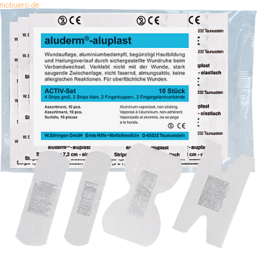 4250108814320 - Pflasterset aluderm-aluplast ActivSet Beutel 4250108814320 SÖHNGEN 4250108814320 - Pflasterset aluderm-aluplast ActivSet Beutel 4250108814320 SÖHNGEN